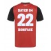 Bayer Leverkusen Victor Boniface #22 Hjemmedrakt 2024-25 Kortermet